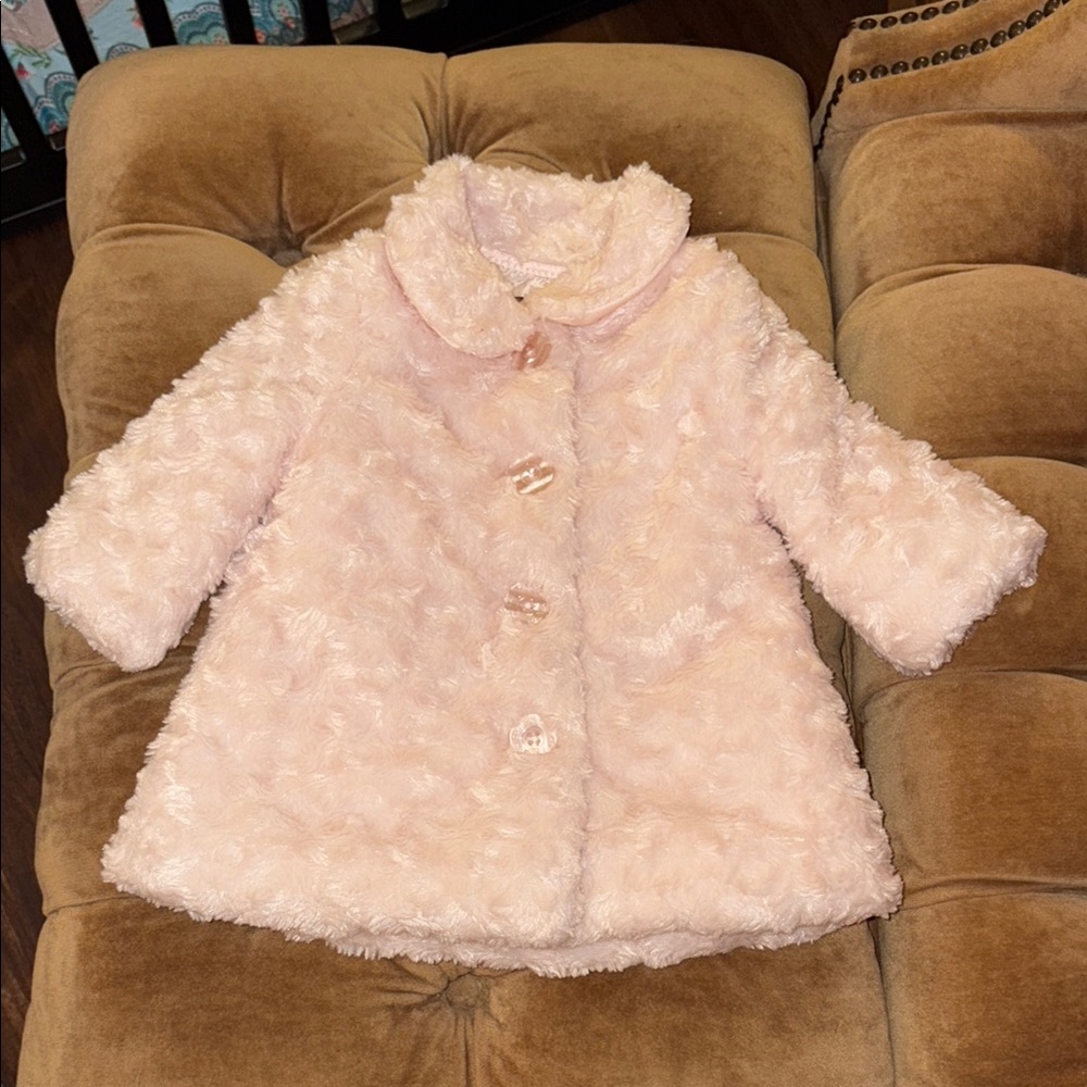 Jacket Pink Faux Fur~Calvin Klein